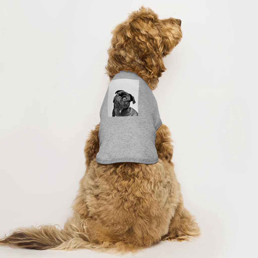 可愛い動物の犬 ドッグTシャツ