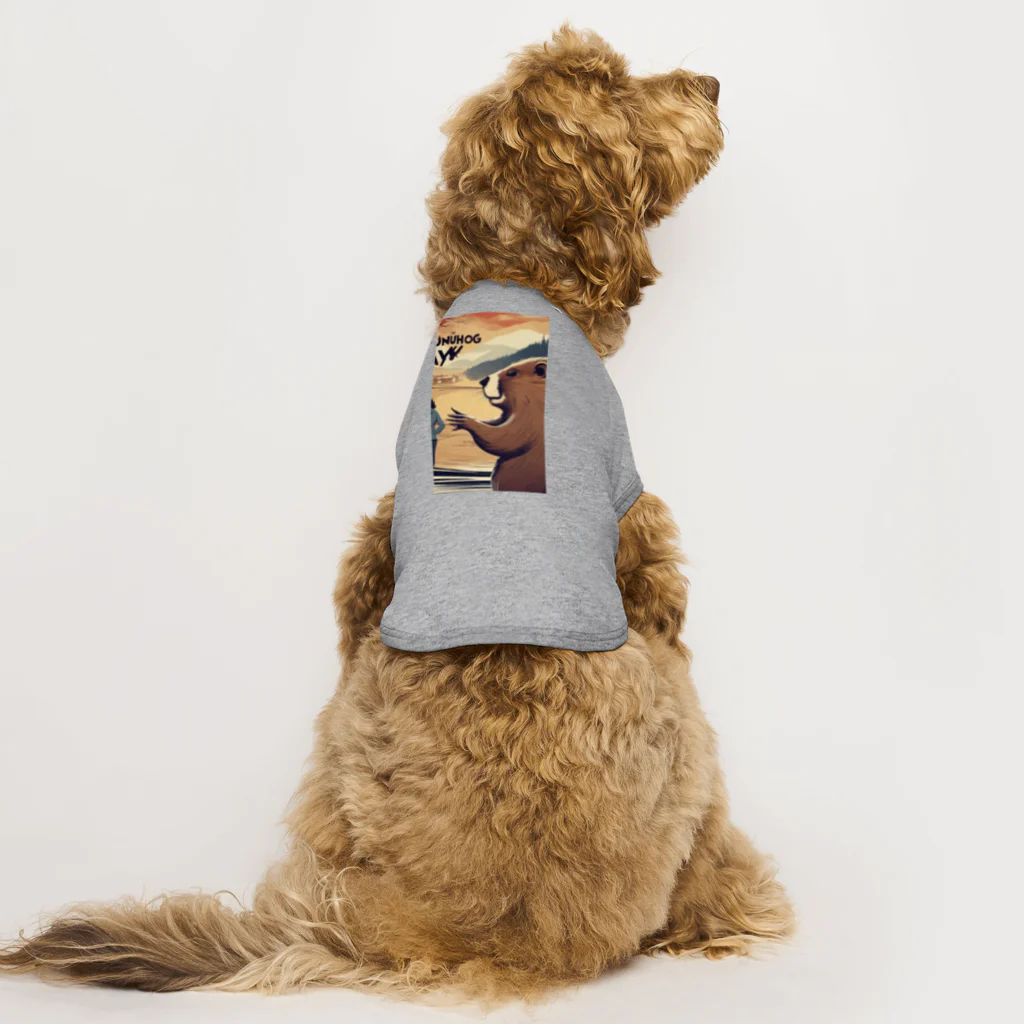 wtr3045の働き者のカピバラ Dog T-shirt