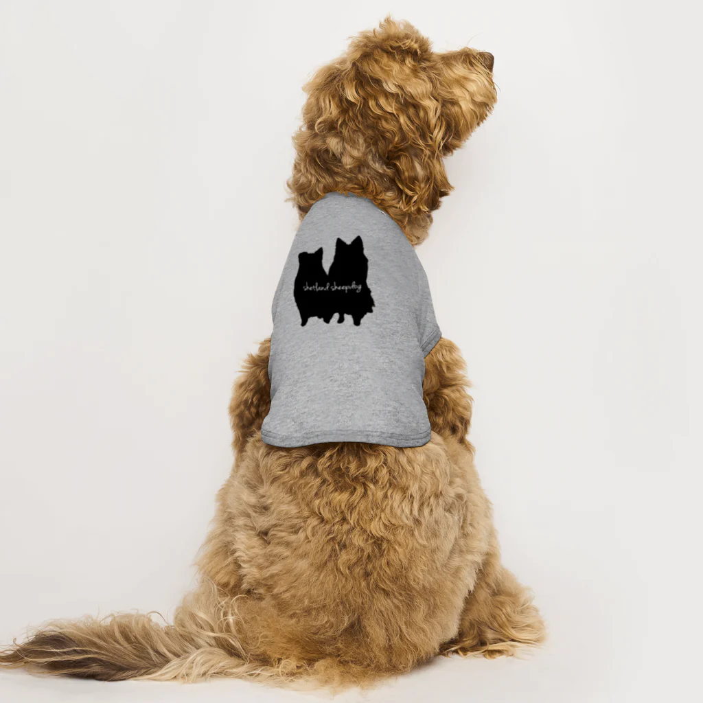 a_c0111のシェルティグッズ Dog T-shirt