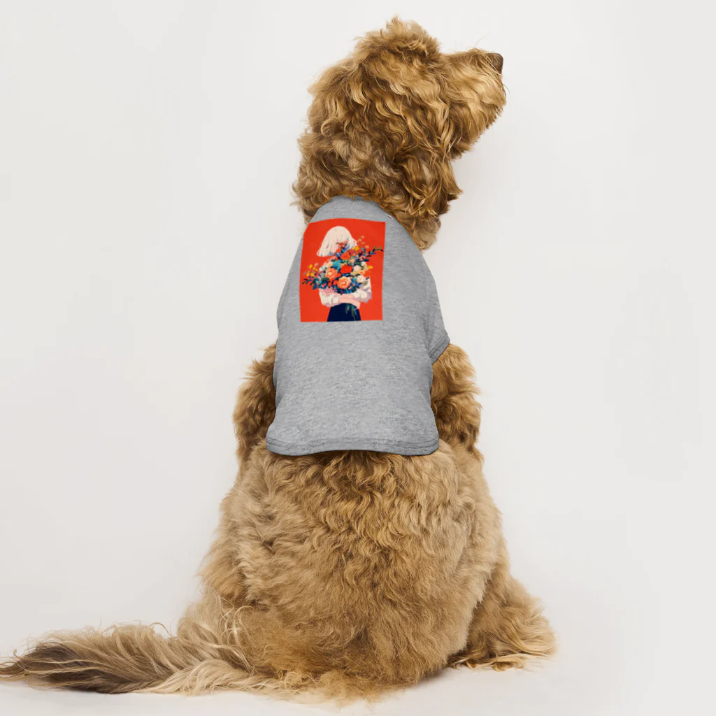 AQUAMETAVERSEの花束をあなたに　Hime  2530 Dog T-shirt