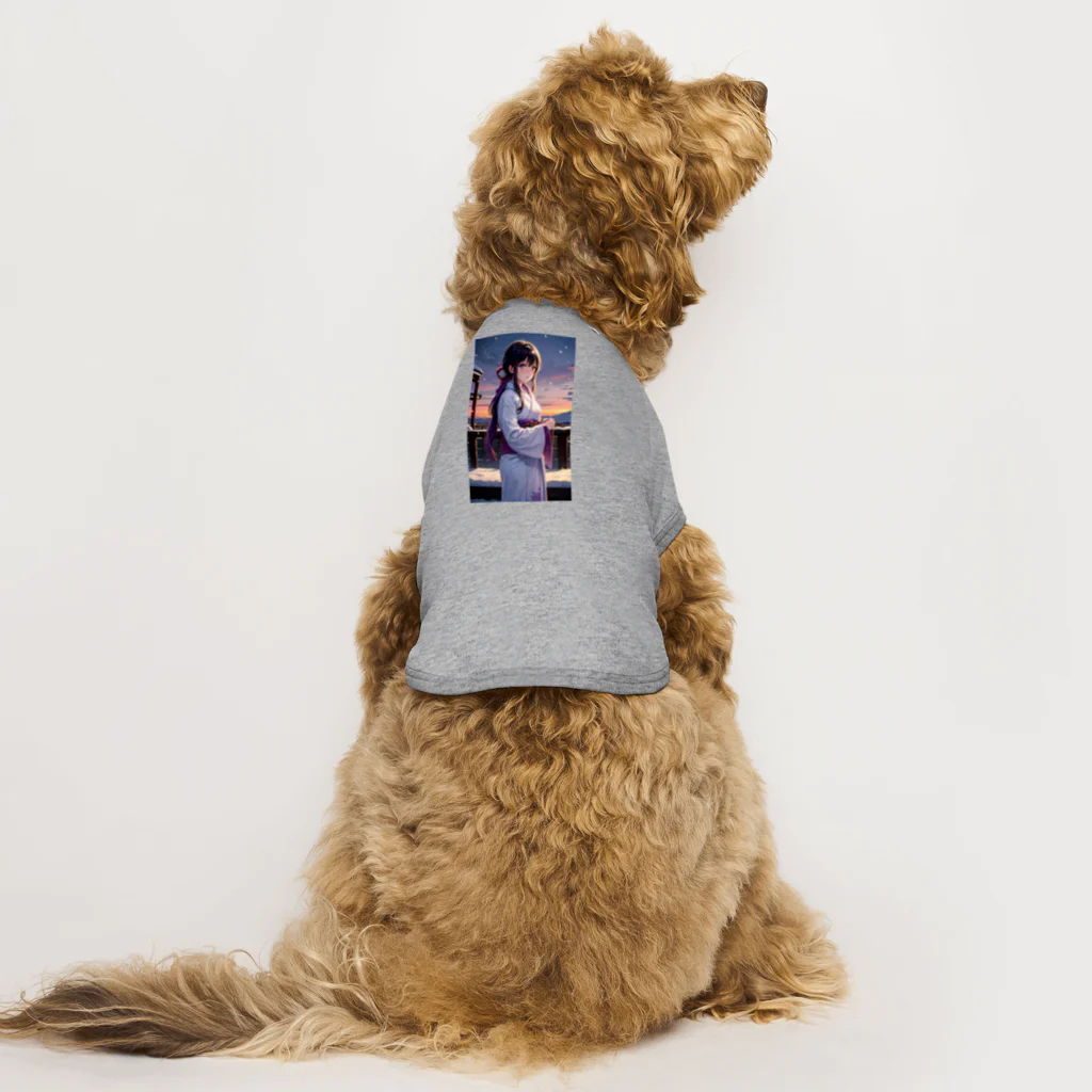 kimono_musume  AI artのscene5 Dog T-shirt