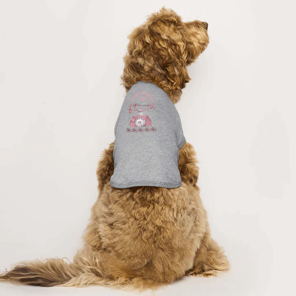 ivybloonのおしゃれテレフォン Dog T-shirt