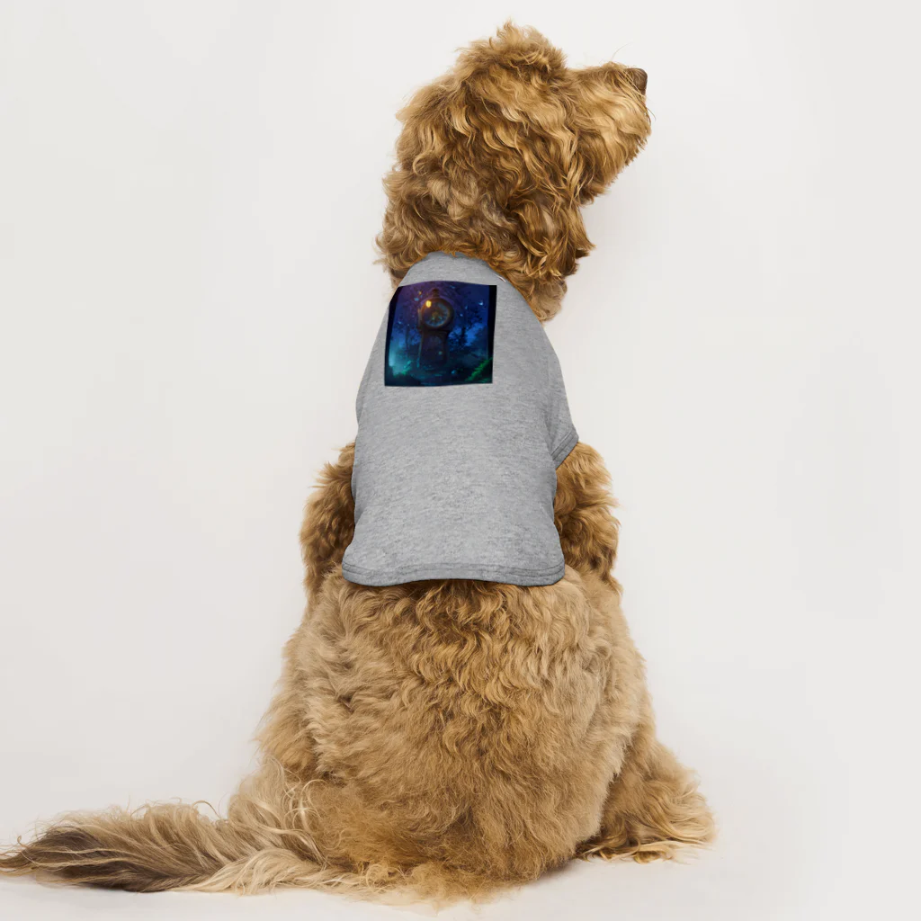 million-mindの夢幻的な時計塔 Dog T-shirt