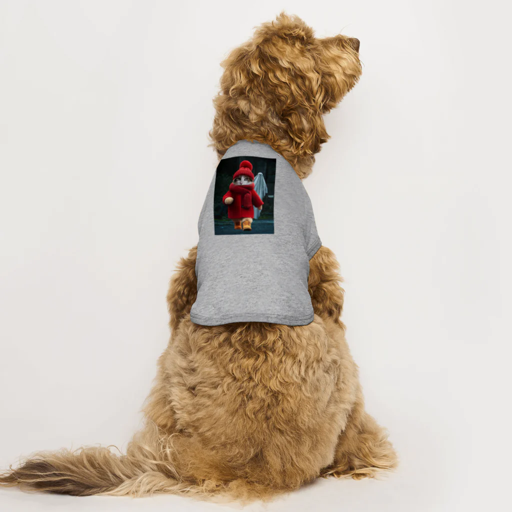 モコ＆ゆず Creator Factoryのゆずとゴースト Dog T-shirt