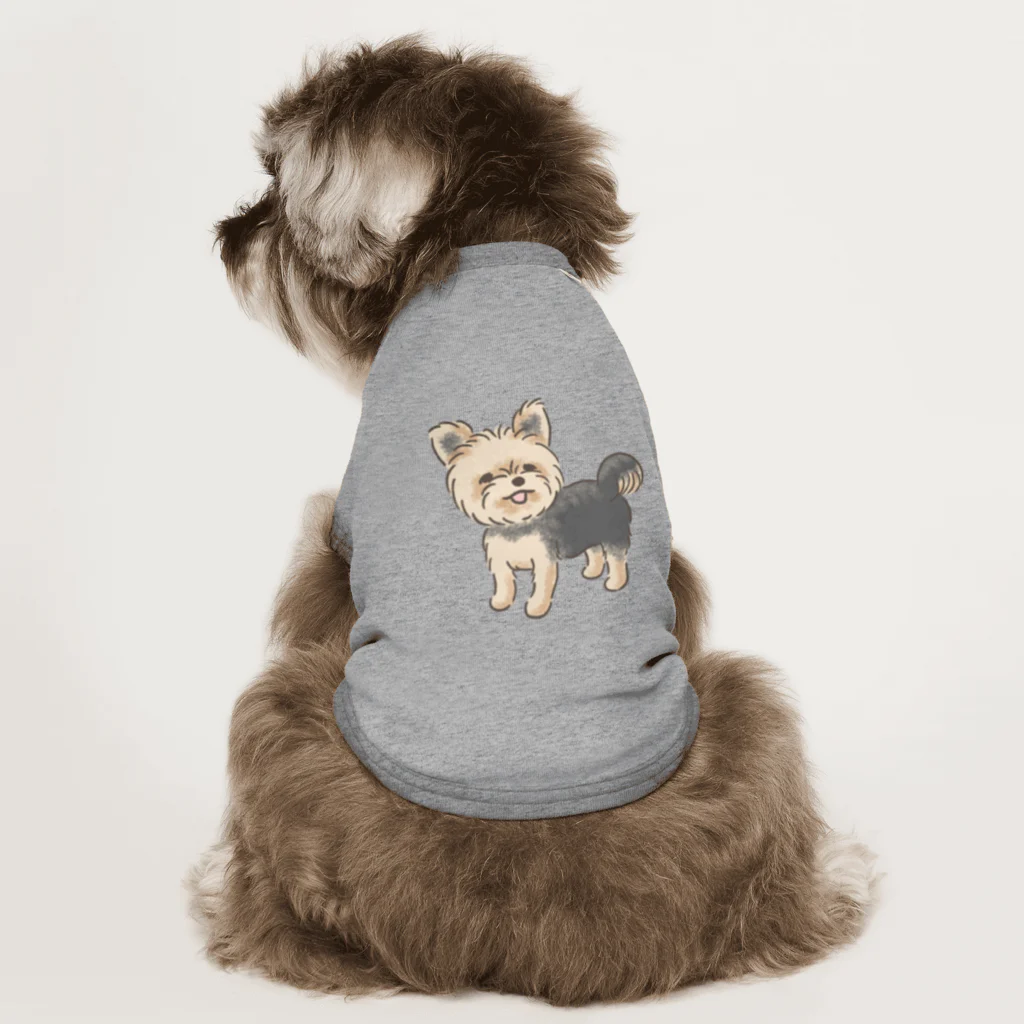 chippokeのヨークシャーテリア Dog T-shirt