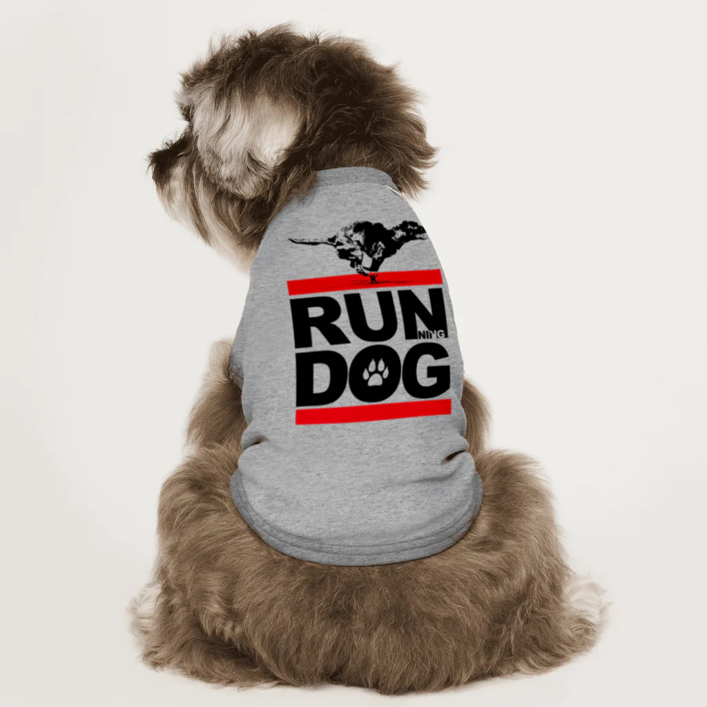 COOL CAT★GRAPHICSのRUNNING DOG　走ってる犬　CCG-005-2W Dog T-shirt