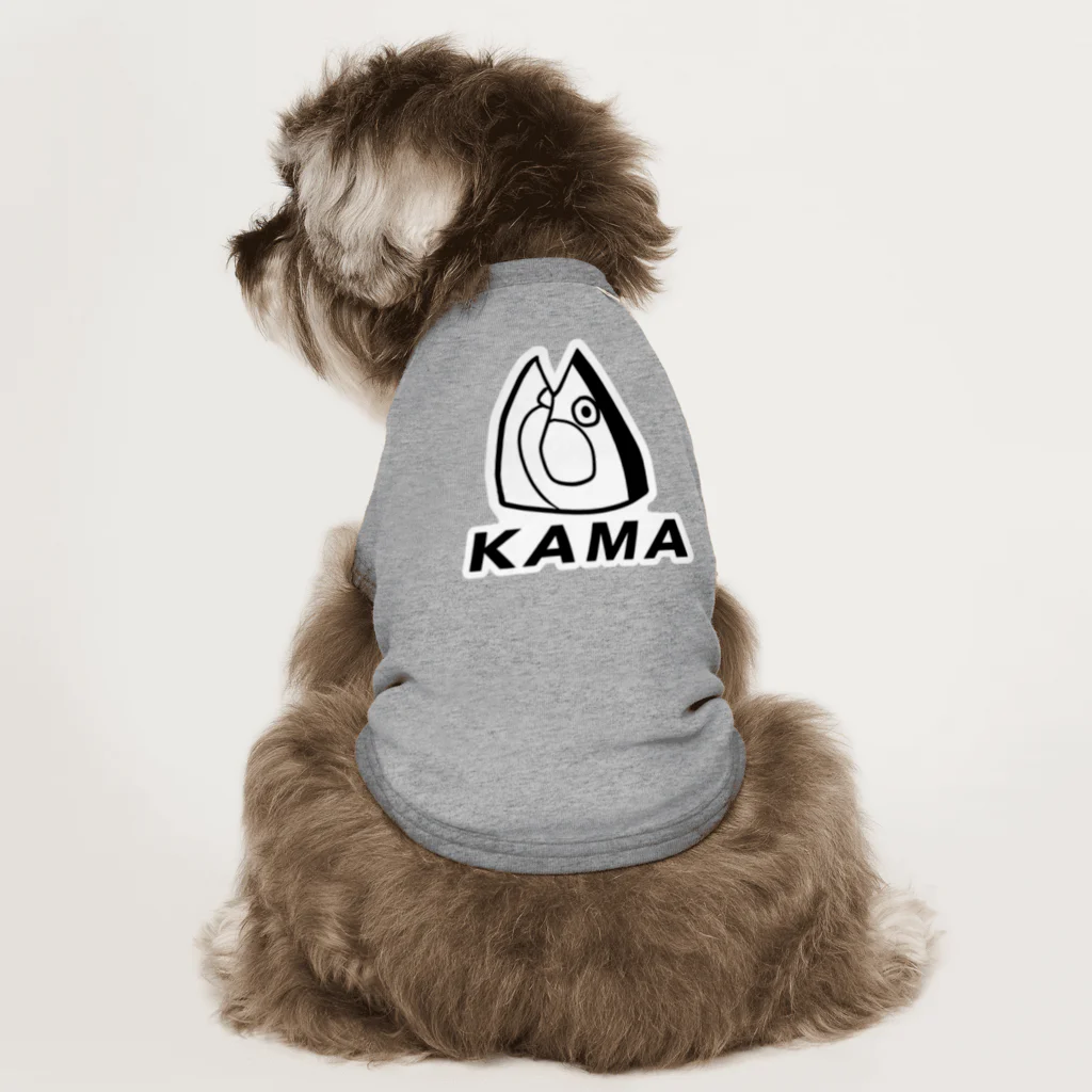 TeaKeyのKAMA ドッグTシャツ