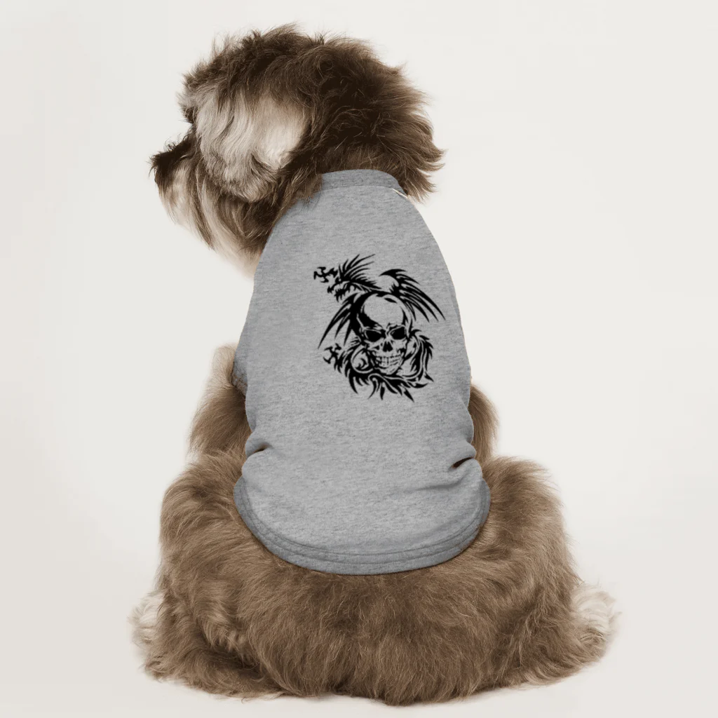 ❣ 𝐩𝐨𝐩 𝐜𝐨𝐥𝐥𝐞𝐜𝐭𝐢𝐨𝐧'𝐬 ❣のドラゴンスカルデザイン Dog T-shirt