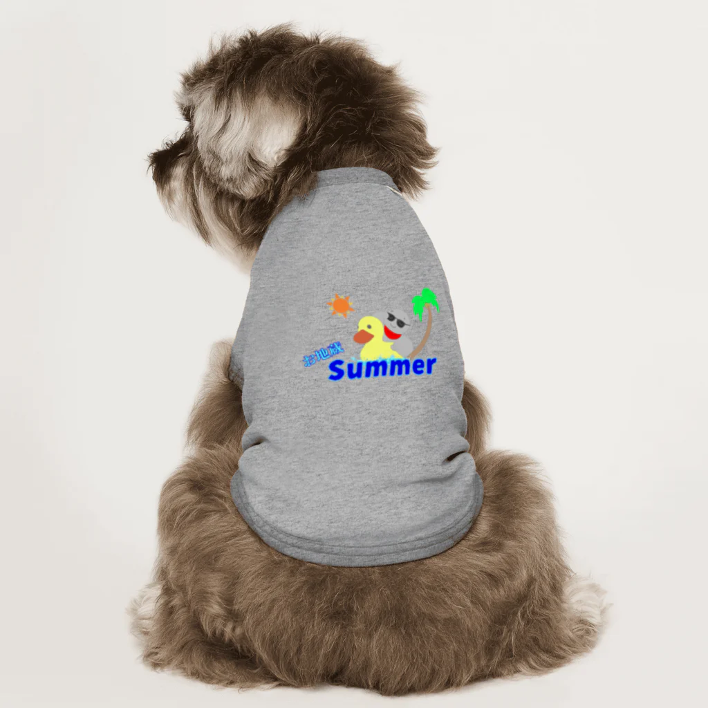 www本舗のワンちゃんの「お地蔵Summer」Ｔシャツ ドッグTシャツ