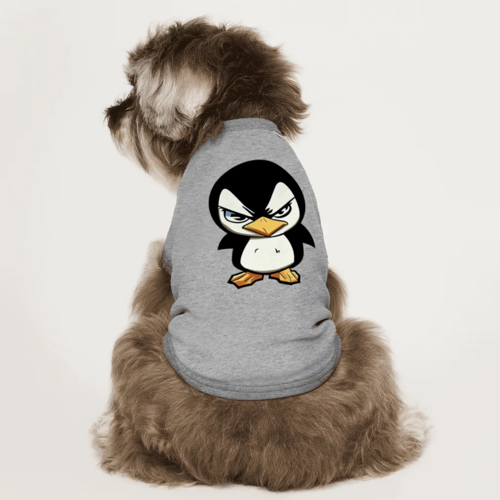 スバルSUZURI店のnaughty penguin 01 Dog T-shirt