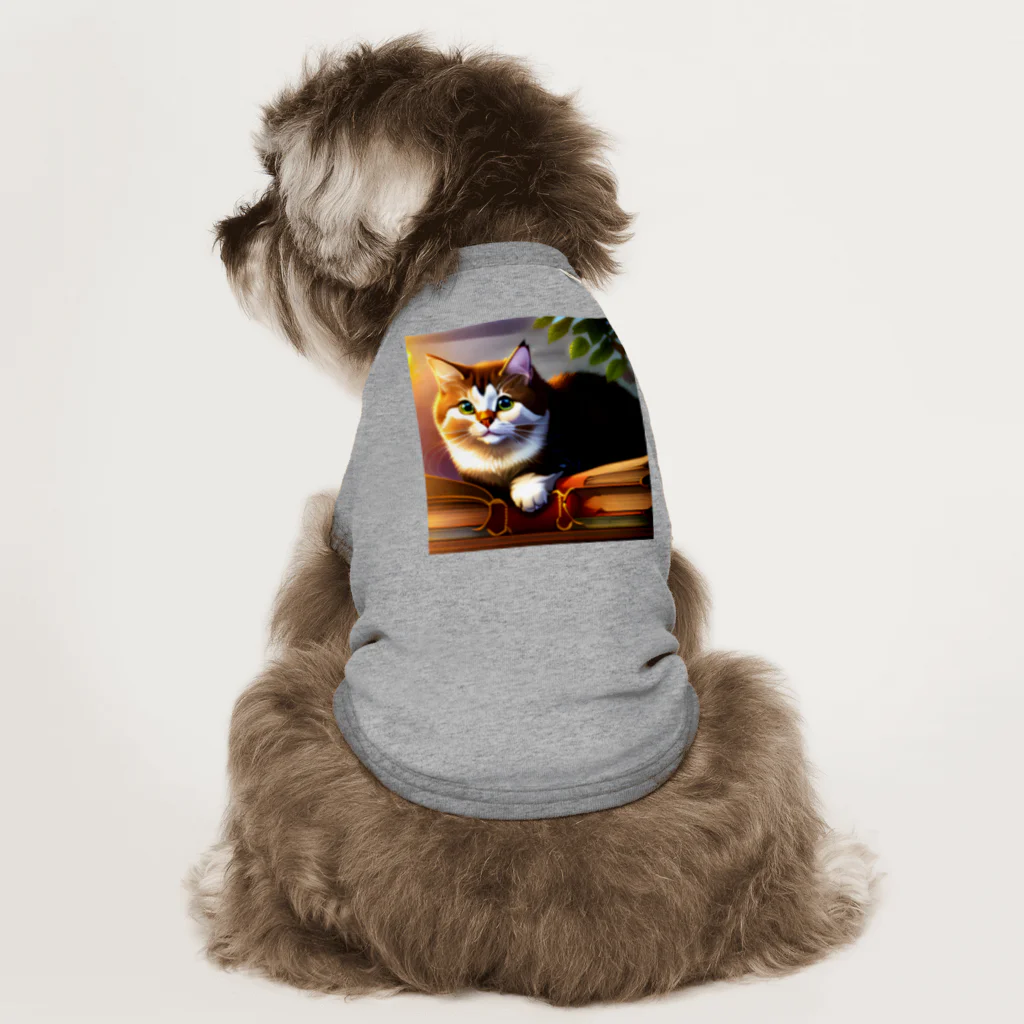 O-RI24のかわいい猫 Dog T-shirt