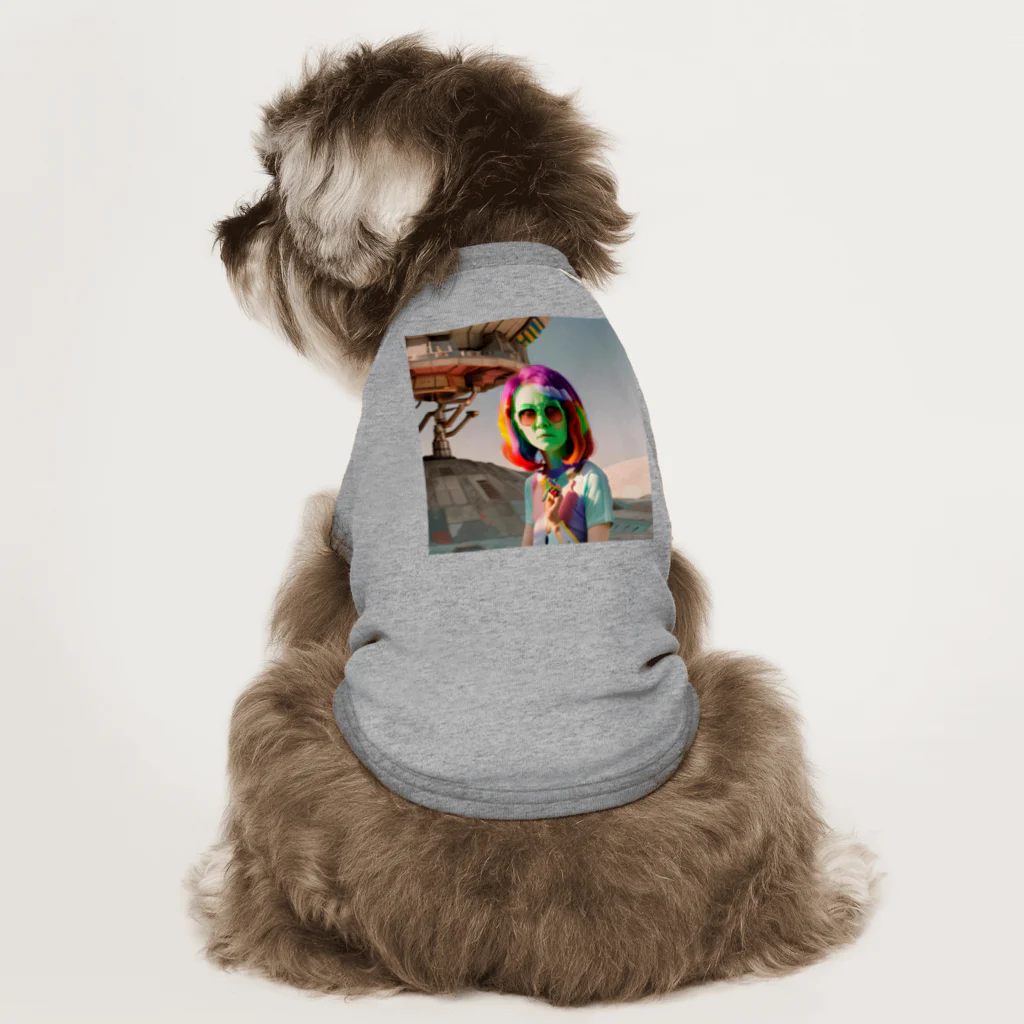 献血するドラキュラの宇宙人シリーズ Dog T-shirt