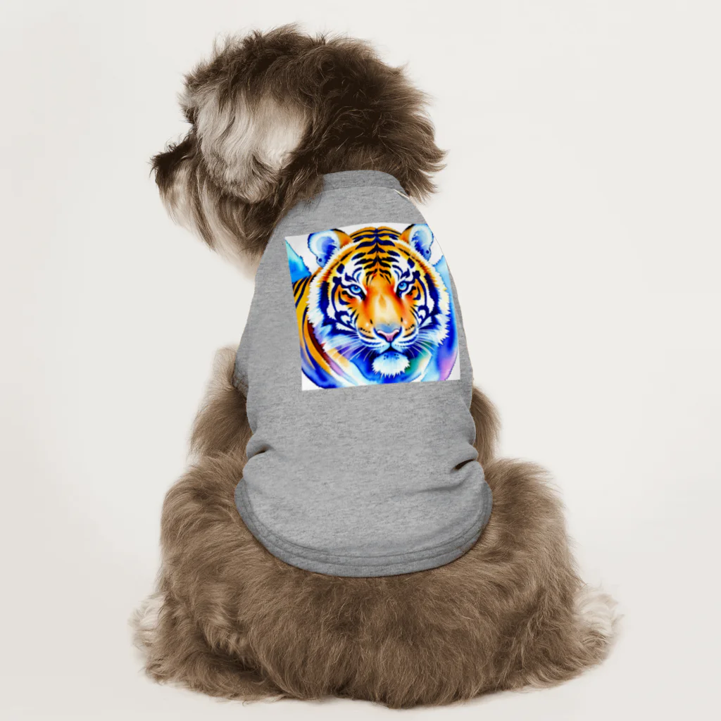 ZUKASAMAのワイルドな虎🐯 ドッグTシャツ