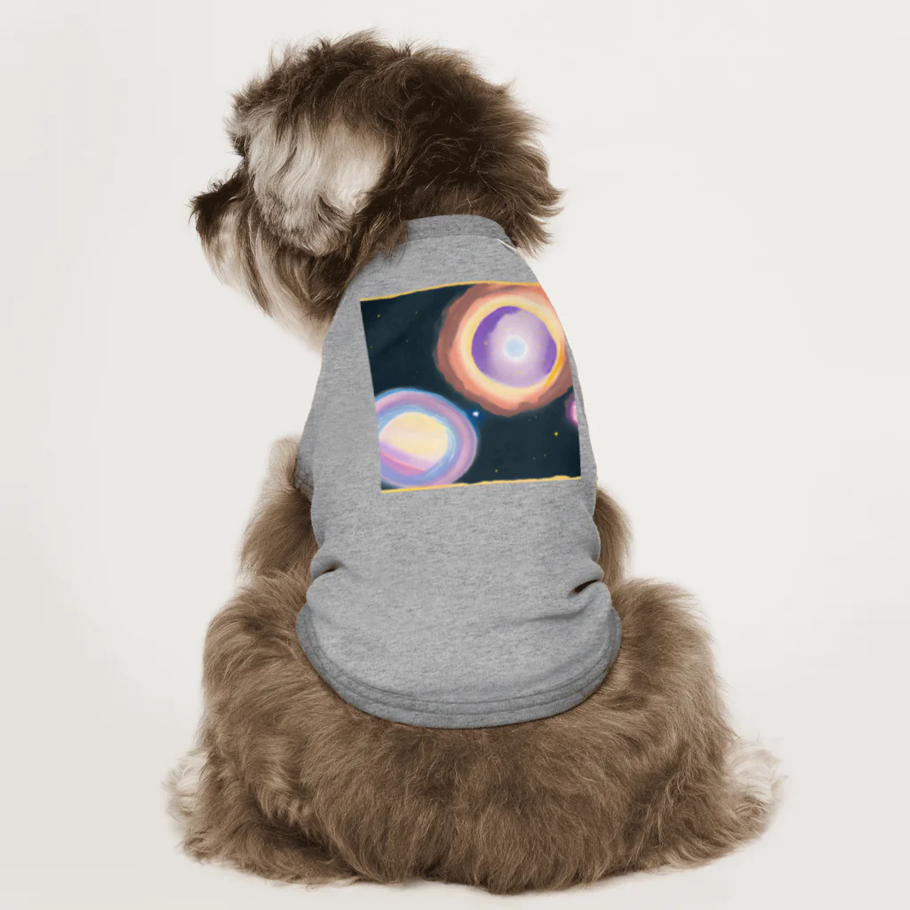 Ruru100のGALAXY Dog T-shirt