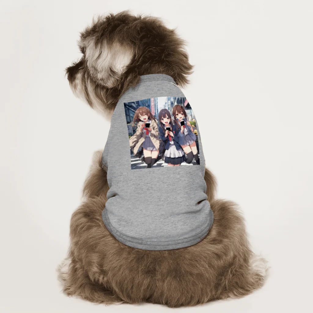 ace366の女子高生人気グッズ Dog T-shirt