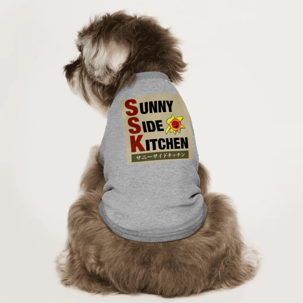 yokayokasのSUNNY SIDE KITCHEN ドッグTシャツ