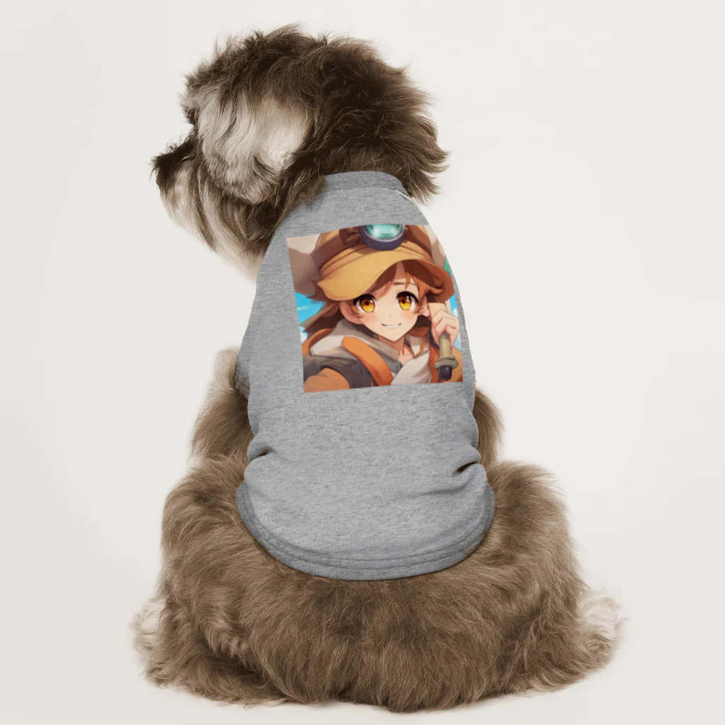 Ryuu_0925のキュートなキャラクターたちの冒険 Dog T-shirt