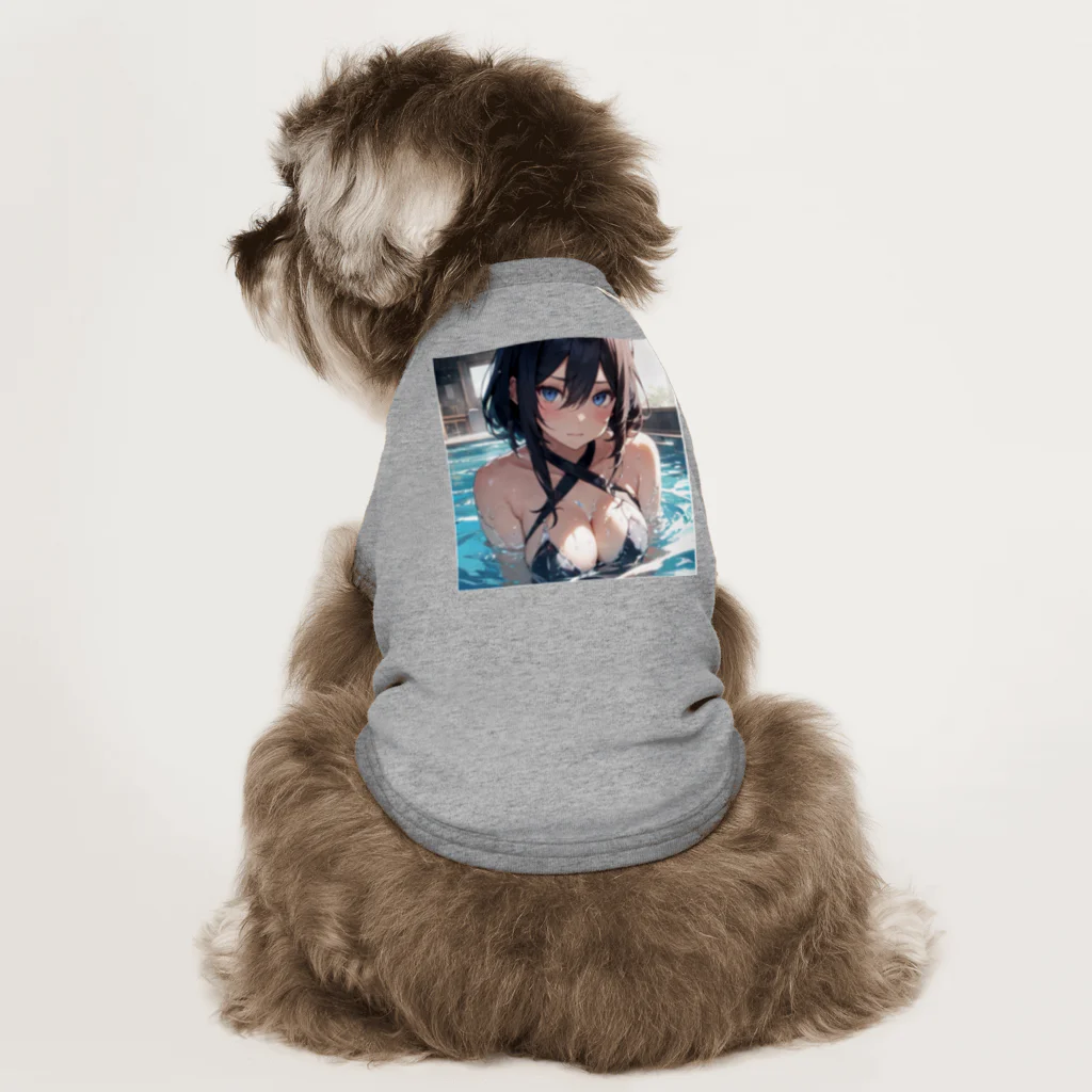 neko_28のセクシー水着のお姉さん1 Dog T-shirt