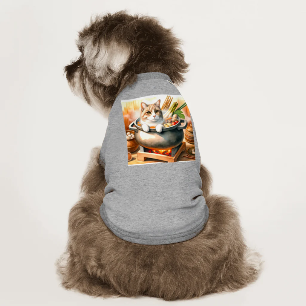 ROCKSWEBのねこにおでん Dog T-shirt