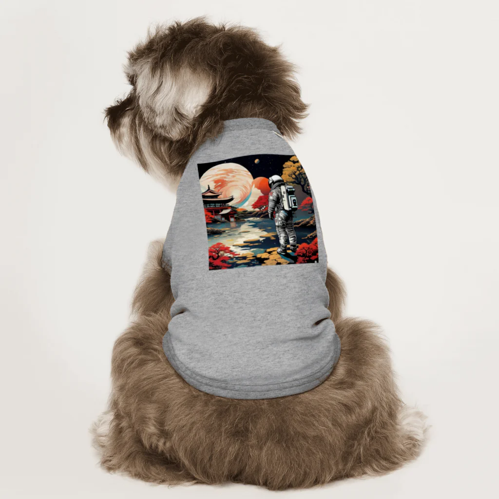 宇宙開発デザイン科の惑星『京都』 Dog T-shirt