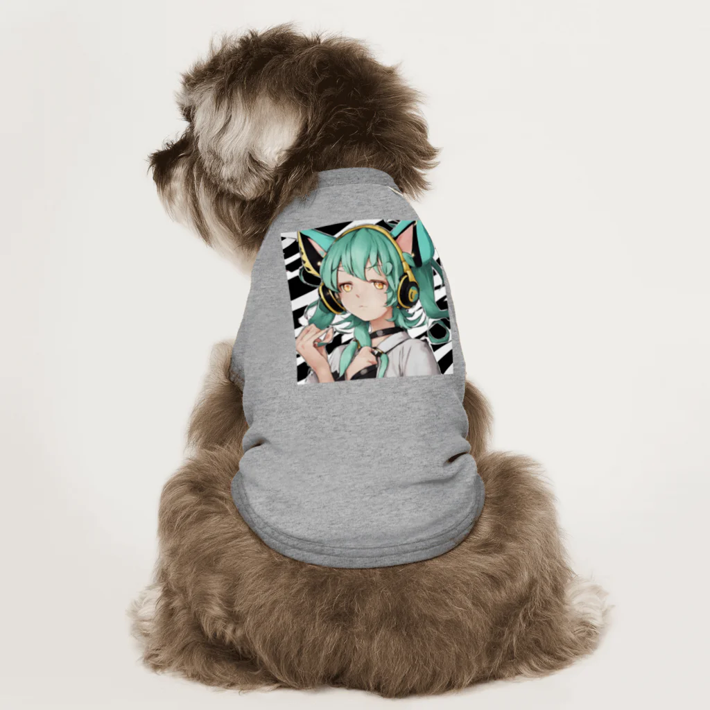 VOCALOID風な商品をのVOCALOID風 猫耳ちゃん ドッグTシャツ