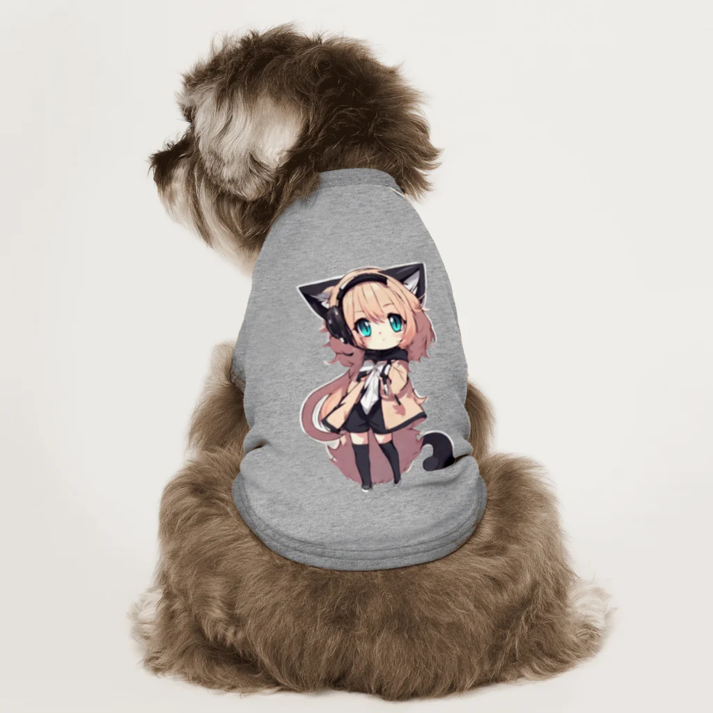 VOCALOID風な商品をの鮮やかな色使い Dog T-shirt