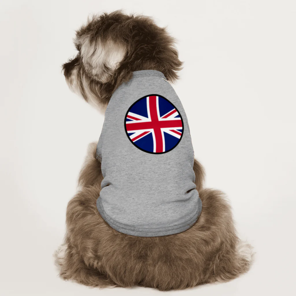 おもしろいTシャツ屋さんのイギリス England United Kingdom Great Britain Dog T-shirt