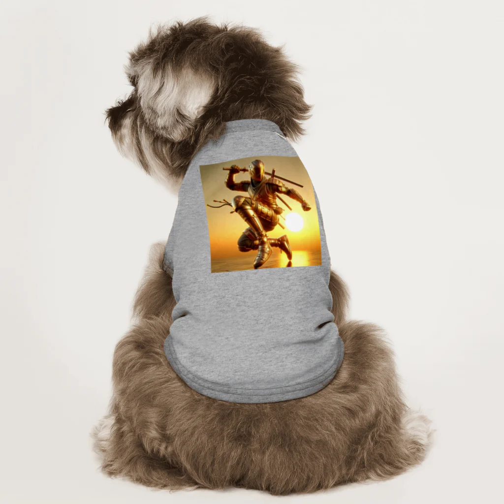 にんにんにんじゃのゴールデン忍者 Dog T-shirt