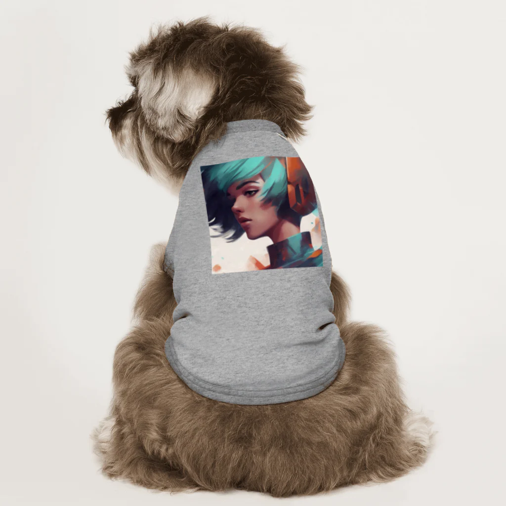 たてっぴのショップのボブカットのアイドル Dog T-shirt