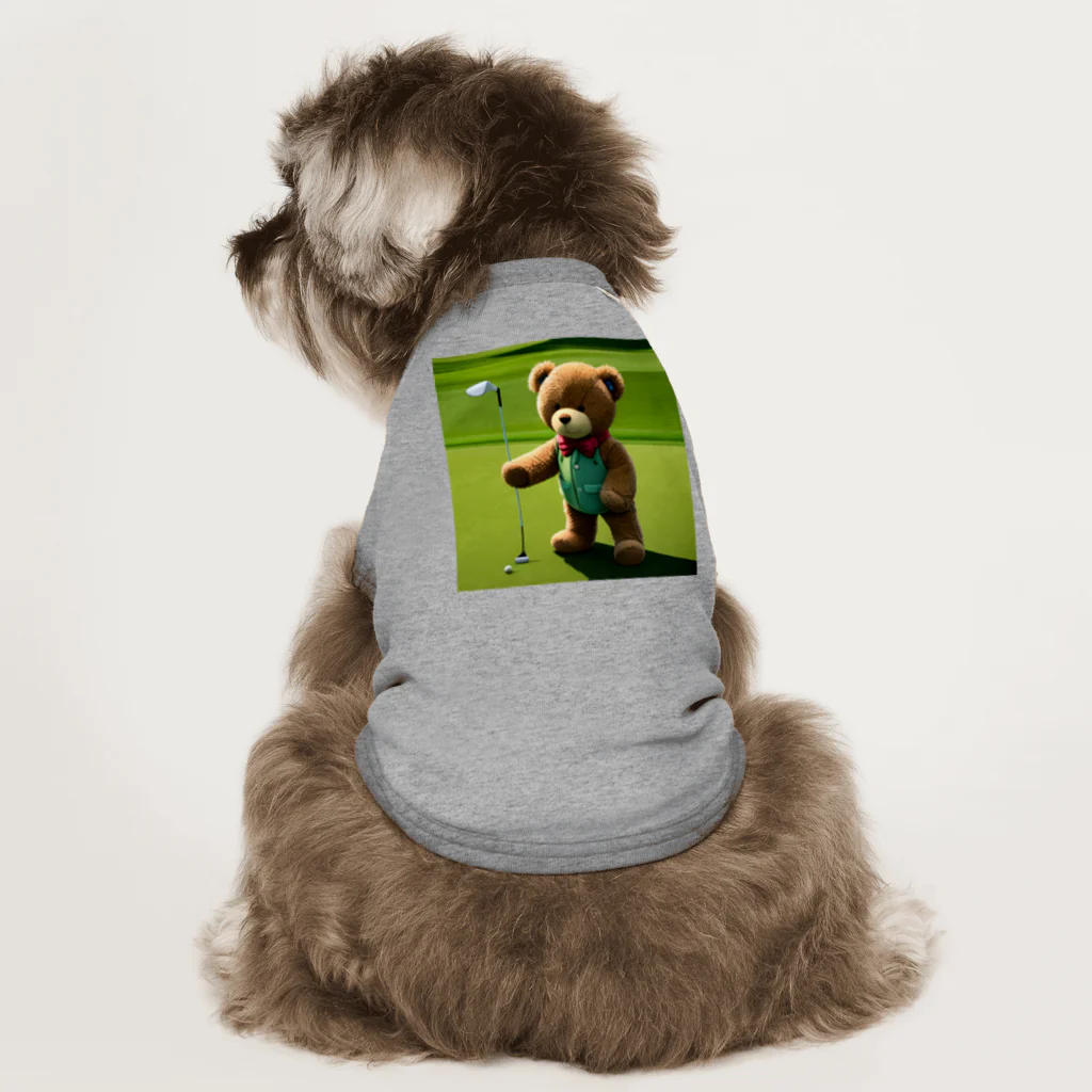 テディーくんのゴルファーテディくん Dog T-shirt