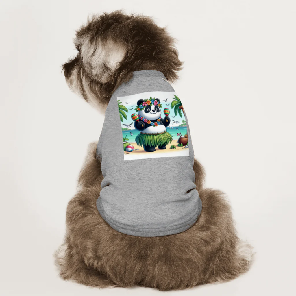 redpanda_pandaのパンダマラカス Dog T-shirt