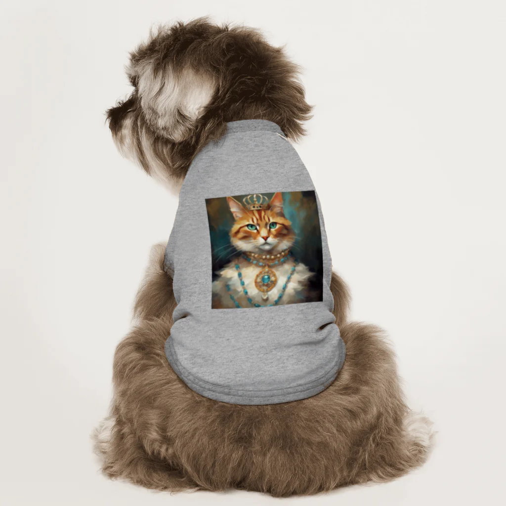 esmeralda64のパライバトルマリンの瞳の猫 ドッグTシャツ