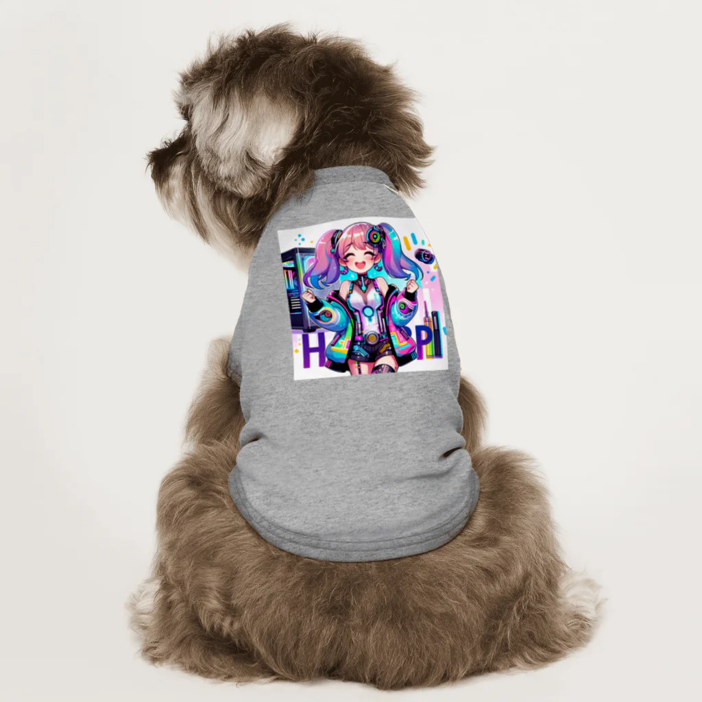 iSysのゲーミング少女ピーシースリー Dog T-shirt