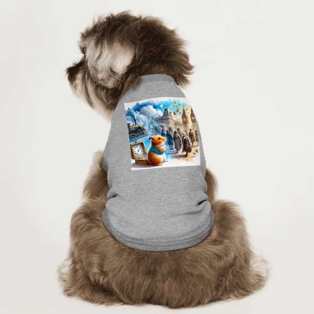 えほんのふんわりぺーじのフクの時間旅行 Dog T-shirt