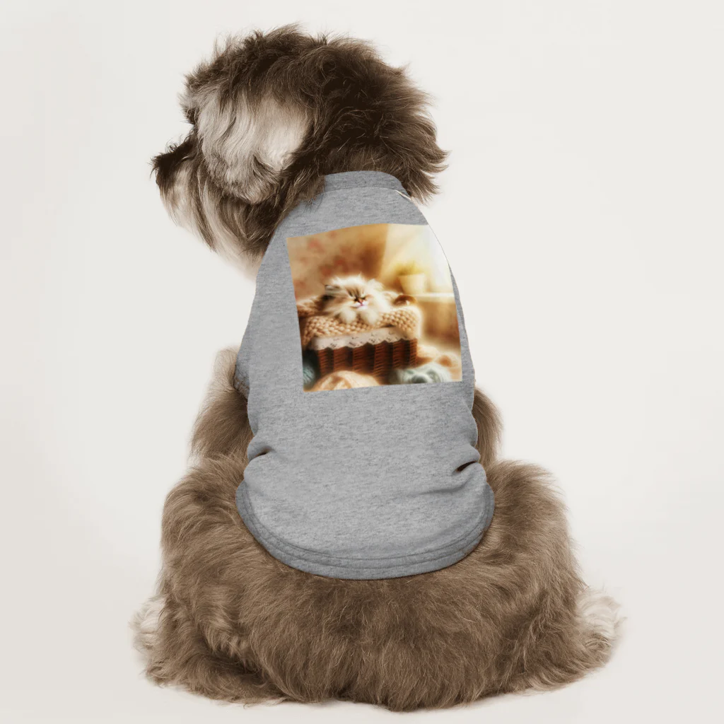 katohkouchiのサニーバスケット・ドリーム Dog T-shirt