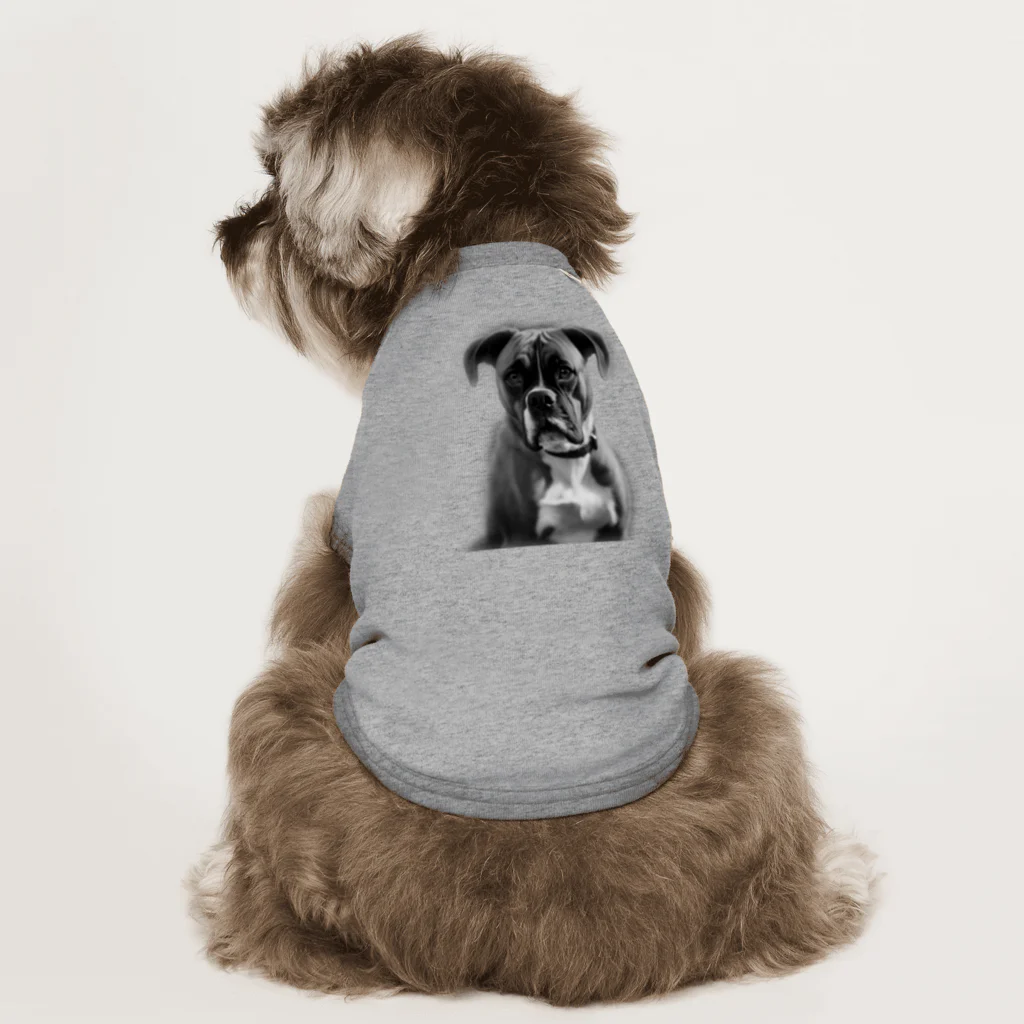 barbyGGGの超キュートなボクサー犬 Dog T-shirt