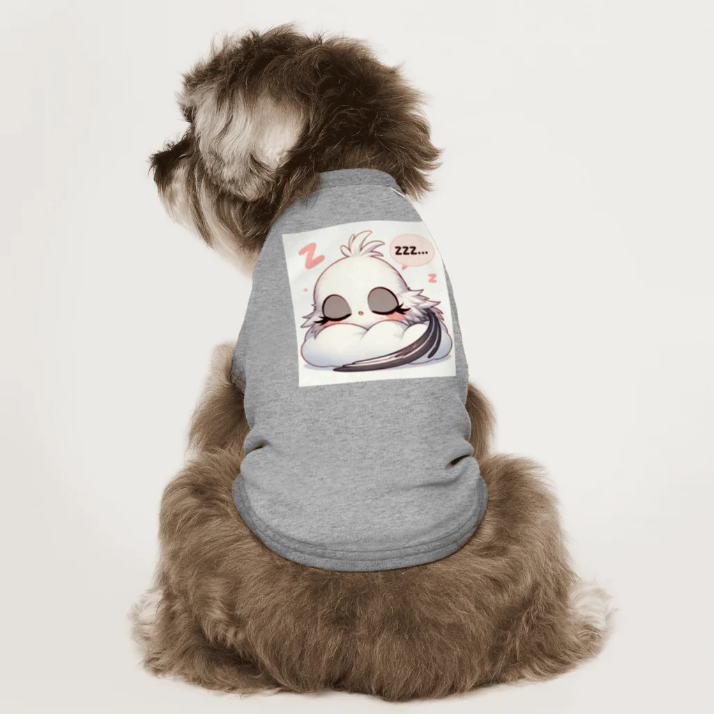 mimikkyu322のLong-tailed Tit 7 Dog T-shirt