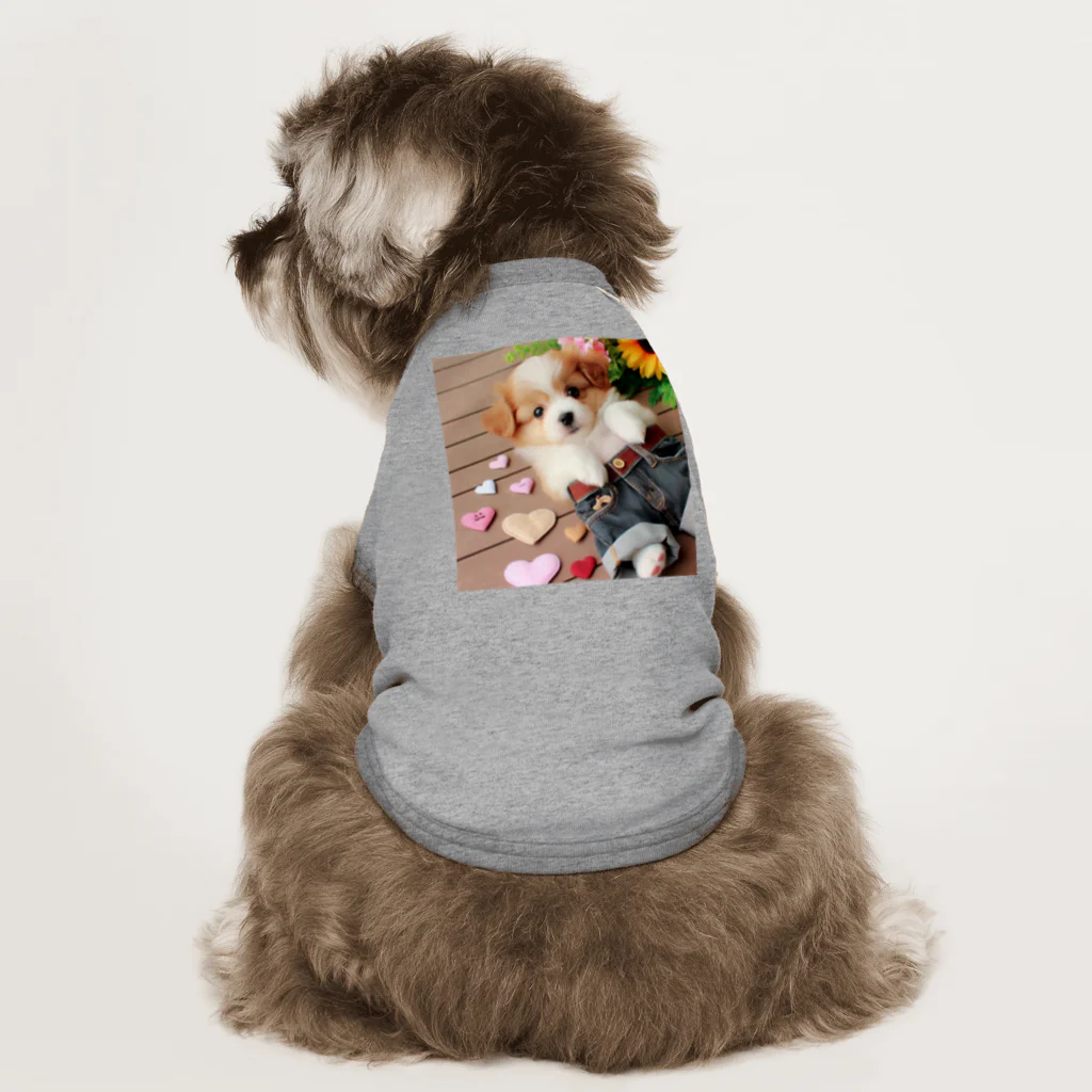 鈴木敏夫のジーパンがかわいいねー犬には　お似合いかも Dog T-shirt