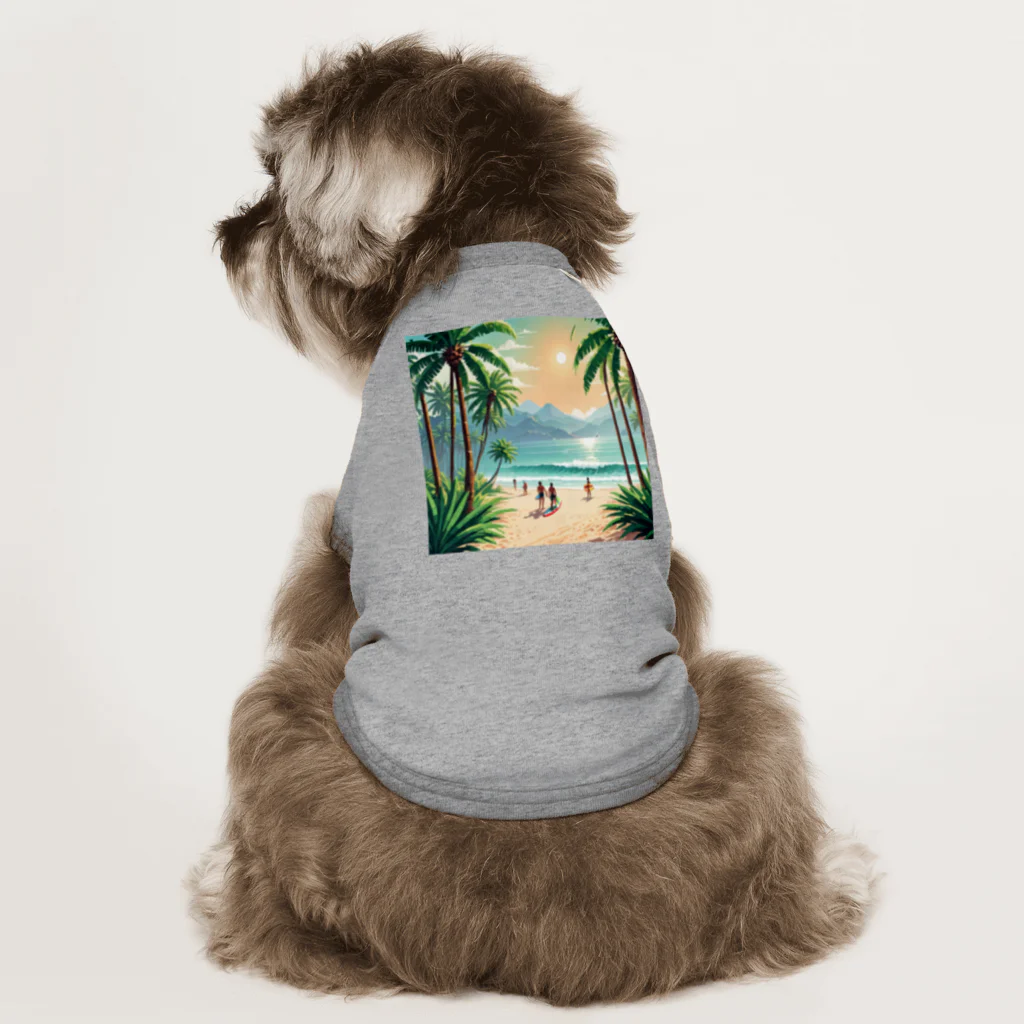 Paradise ExploreのPalm Breeze Bliss ドッグTシャツ