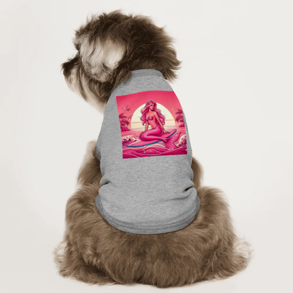 pinkgalmermaidのピンク　セクシー　マーメイド Dog T-shirt