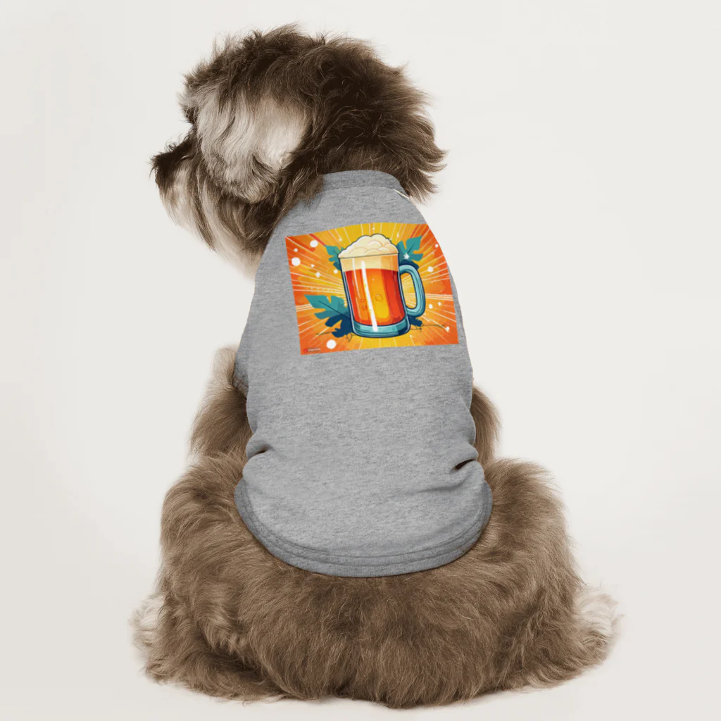 山田綾の夏到来ビールグッズ！Beerで皆で盛り上がろう！ Dog T-shirt