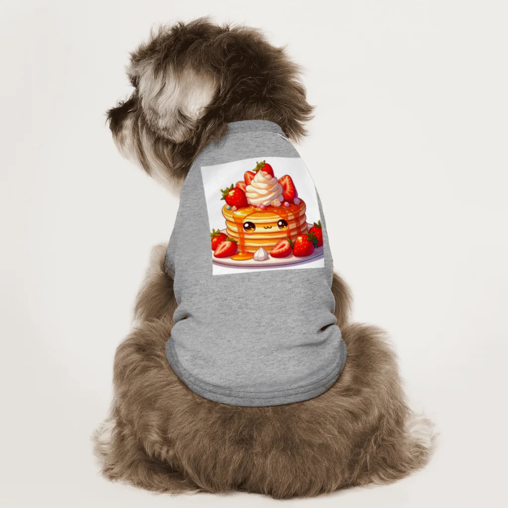 mi305090509_のふわふわパンケーキ Dog T-shirt