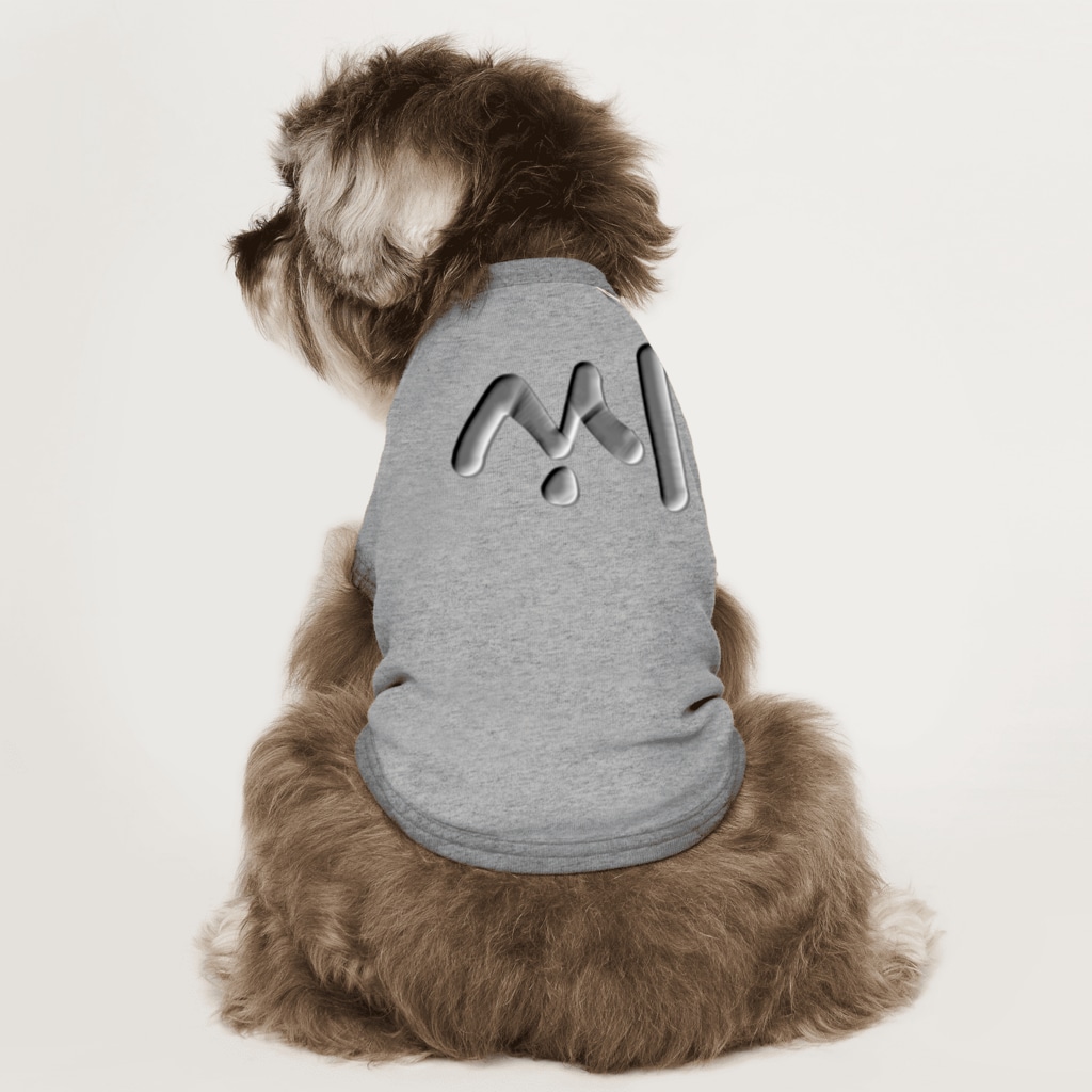 LalaHangeulのハングル　訓民正音デザイン③ Dog T-shirt