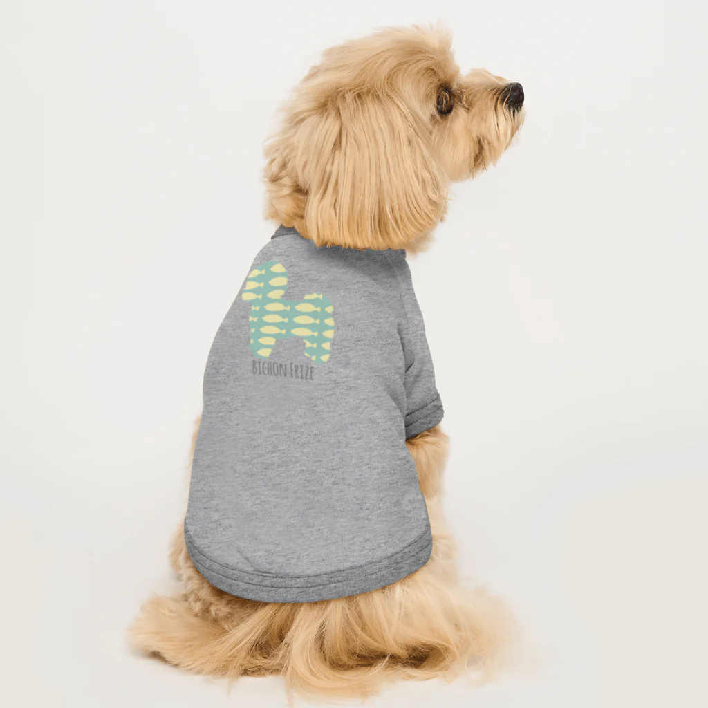 AtelierBoopのおさかな犬　ピジョンフリーゼ Dog T-shirt