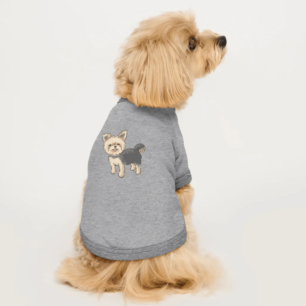 chippokeのヨークシャーテリア Dog T-shirt