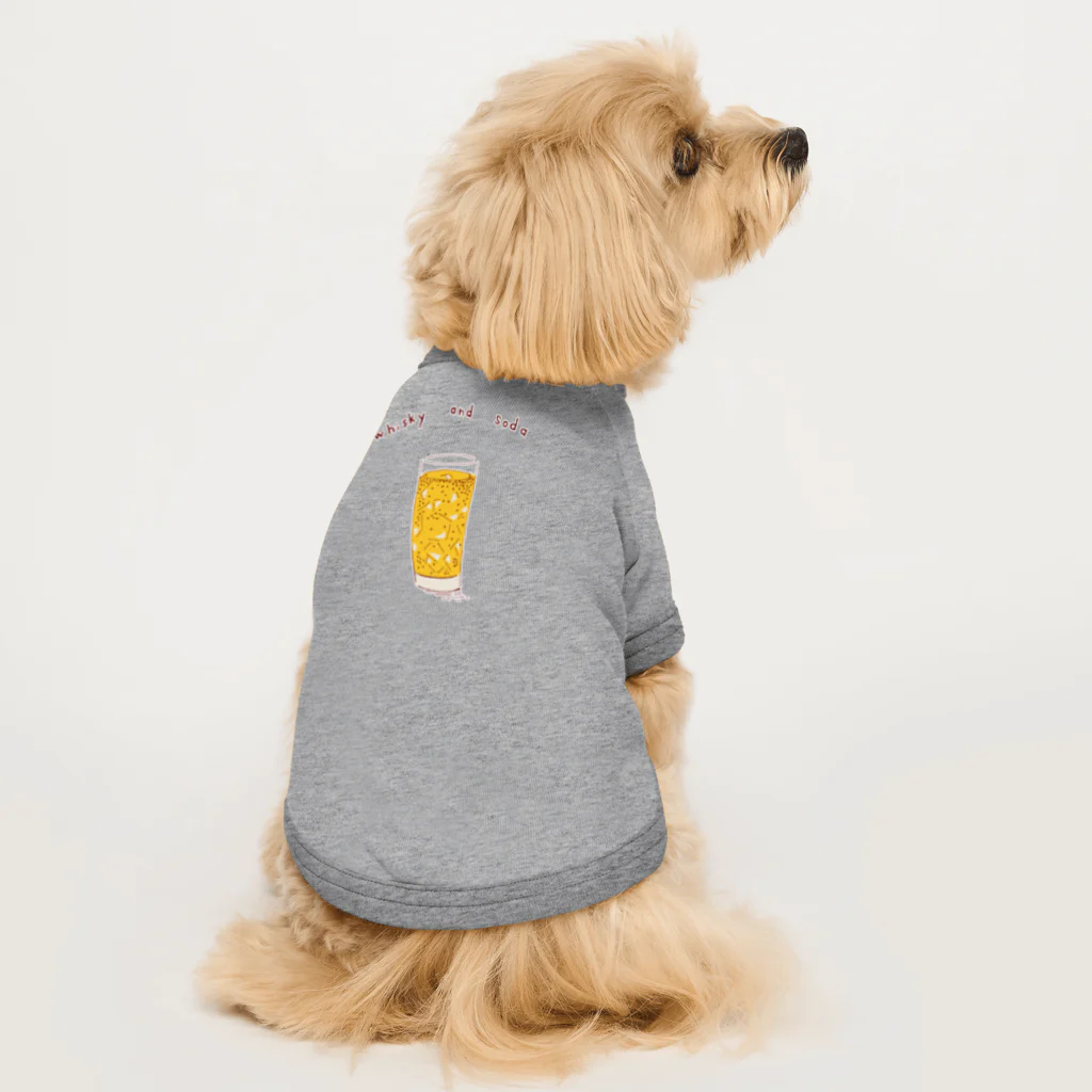 NIKORASU GOのハイボールこの夏おすすめ！「ハイボール好き専用デザイン」 Dog T-shirt