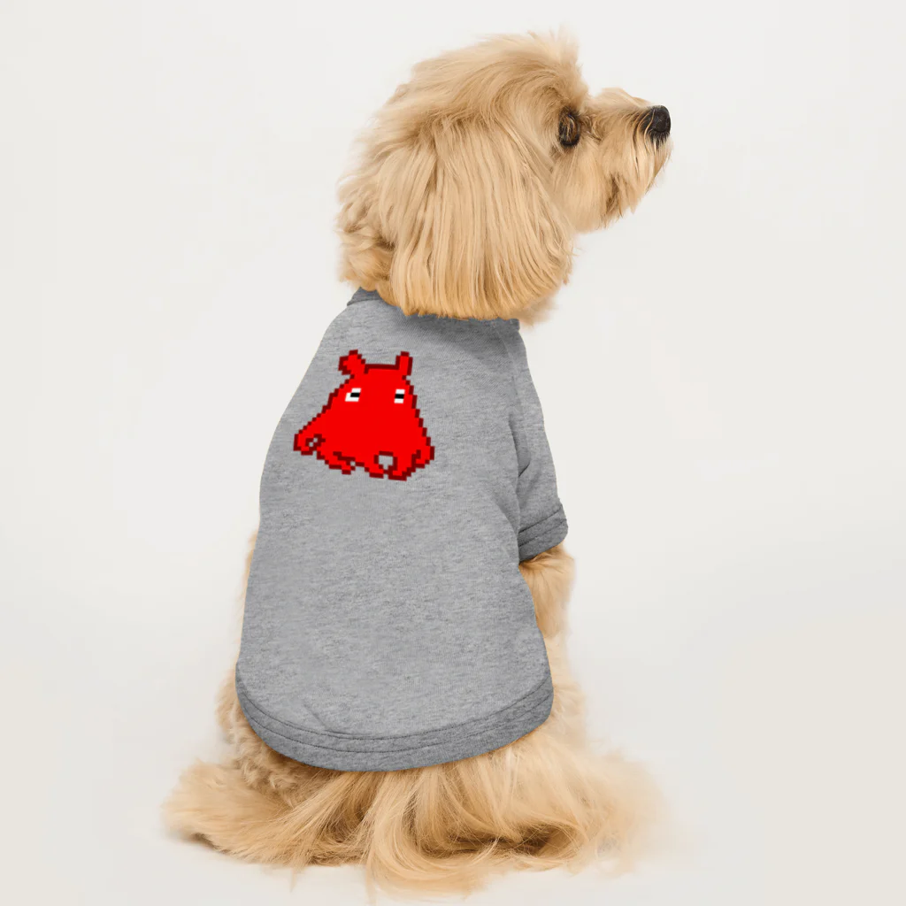 LalaHangeulのメンダコさんドットバージョン Dog T-shirt