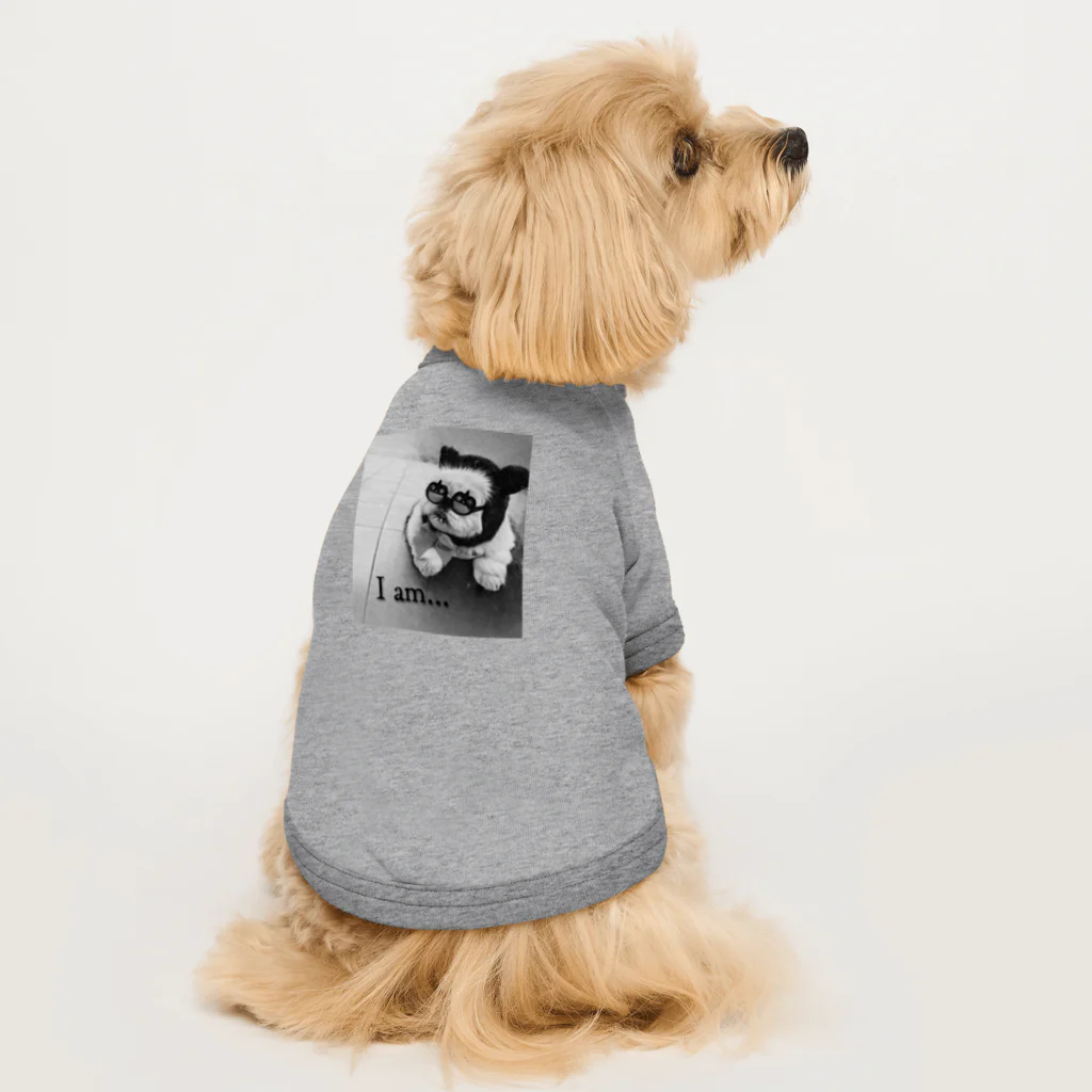 CHUNTANのI am... (シロクロ) Dog T-shirt