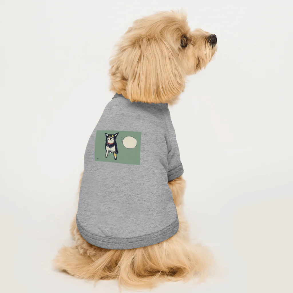 クボタユキの黒柴ちゃん Dog T-shirt