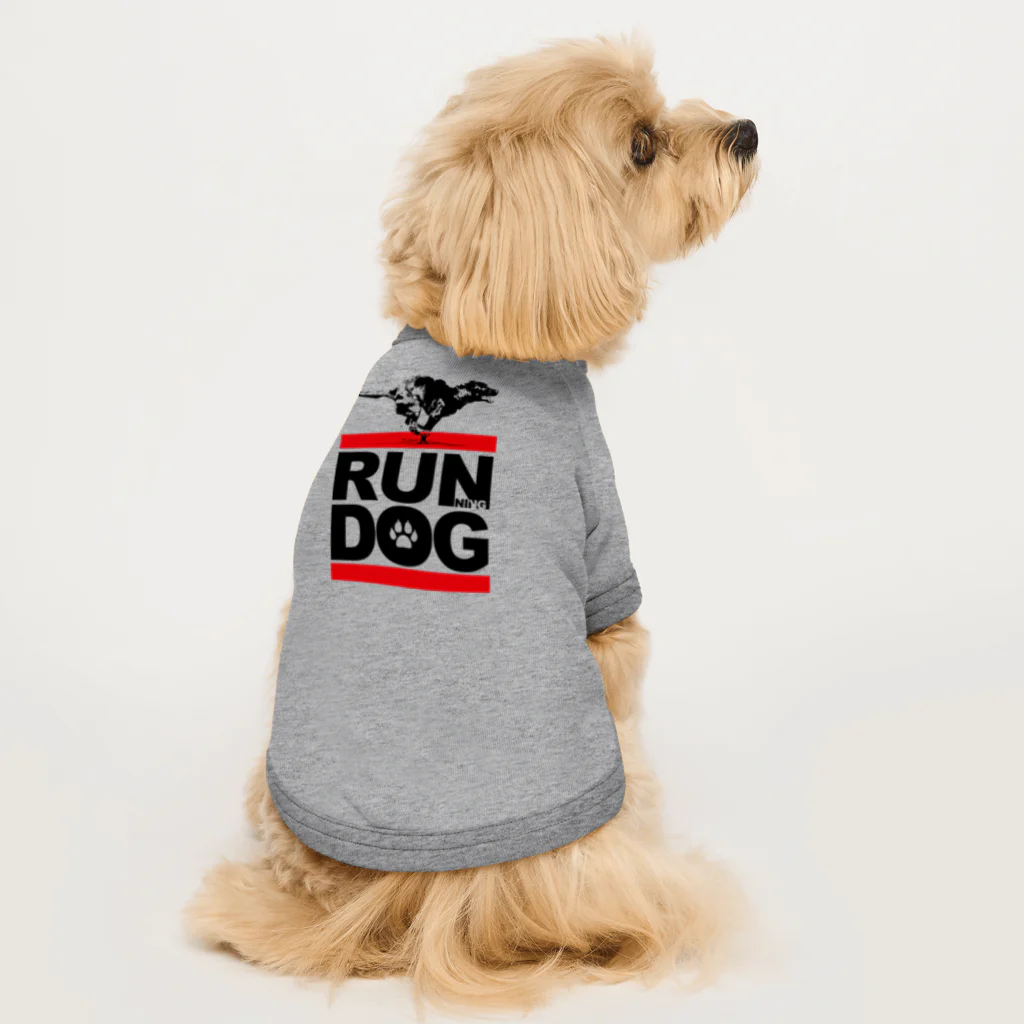 COOL CAT★GRAPHICSのRUNNING DOG　走ってる犬　CCG-005-2W Dog T-shirt